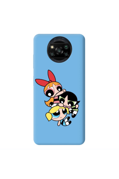 Other Xiaomi Poco X3 /X3 Pro Powerpuff Blue Colored Silicone TPU Θήκη