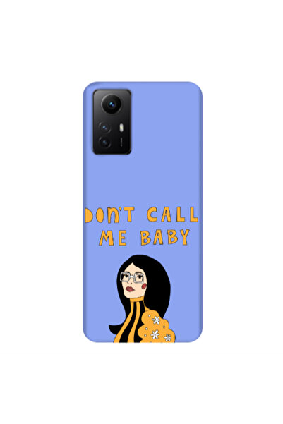 Other Xiaomi Redmi Note 12s Call me baby Light Purple Colored Silicone TPU Θήκη