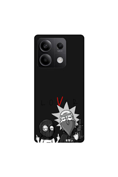 Other Xiaomi Redmi Note 13 5G Rick Loser Black Colored Silicone TPU Θήκη