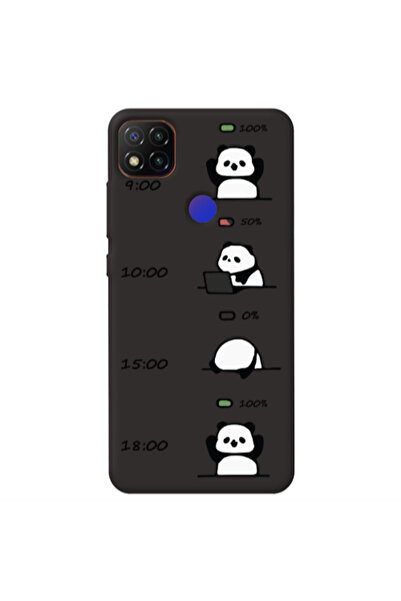 Other Xiaomi Redmi 9c My situation at work Black Colored Silicone TPU Θήκη