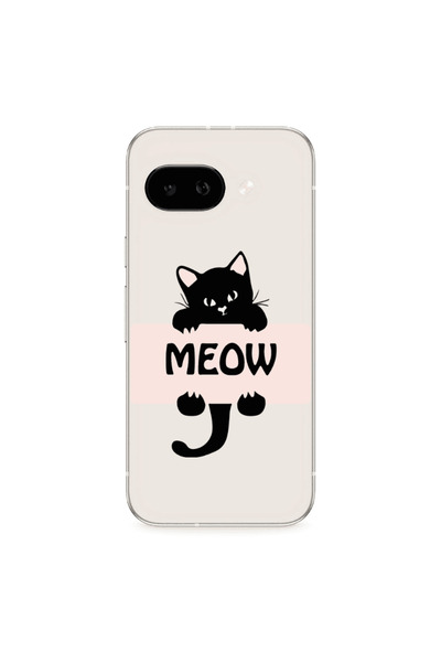 Other Google PIXEL 9A Meow Transparent Silicone TPU Θήκη