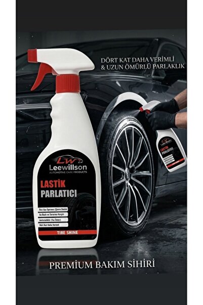 LeeWillson Lastik Parlatıcı Sprey 500 ml-Su Bazlı, Uzun Ömürlü, Koruyucu Etki...