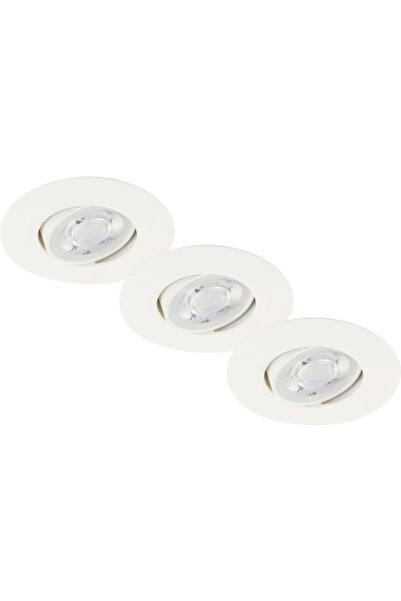 OEM Spoturi LED încastrate Briloner Nova Move 5W Ø90 mm, alb, pachet 3 bucăți