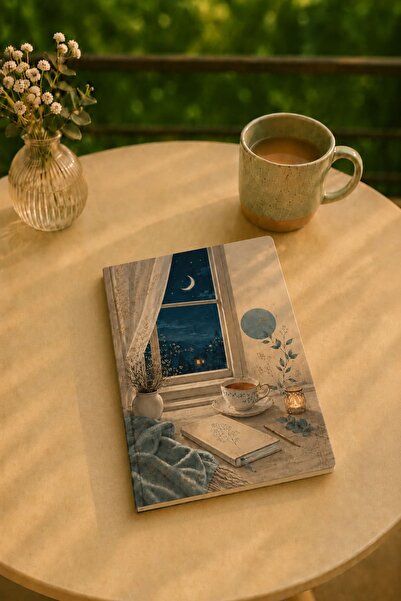 Sakin Sayfa Pencere Terapisi Defter