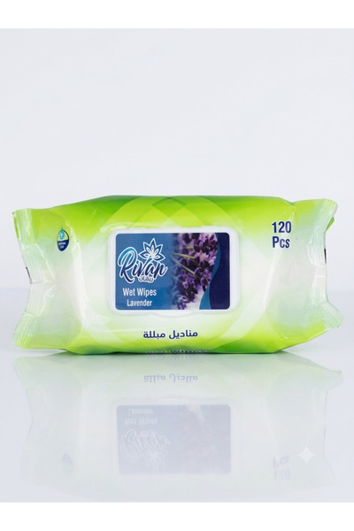 Rivan Lavender Wet Wipes - 120 Wipes