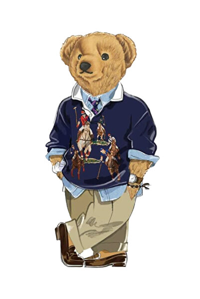 MegaSticker Ralph Cool Bear Sticker Car, Motorcycle, Helmet, Laptop, Glass St...