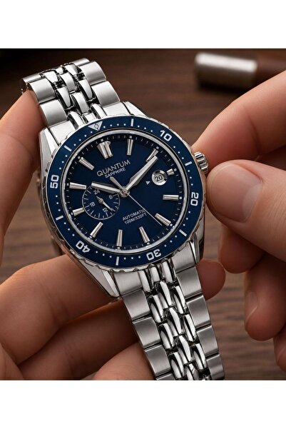 Quantum Automatic 10 Atm Water Resistant Complete Steel Men's Wristwatch Vs.B...