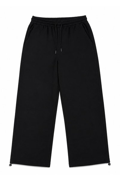 zaee Pantaloni de trening premium, brodați, stil baggy, cu picior ajustabil, Silent Ocean