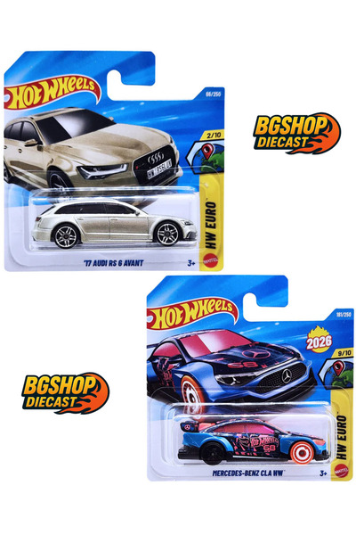 HOT WHEELS Mercedes-Benz CLA HW - '17 Audi RS 6 Avant