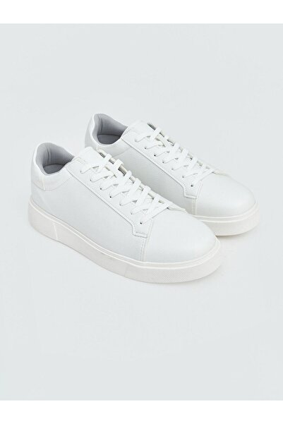 LC Waikiki Lcw Steps White Suede Look Men's Sports Shoes