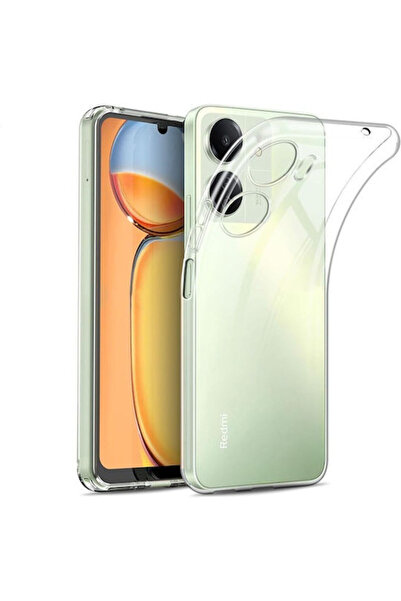 OEM Πίσω Κάλυμμα Σιλικόνης Διαφανές (Redmi Note 13C, Poco C65) Κωδικός: REDMI13C