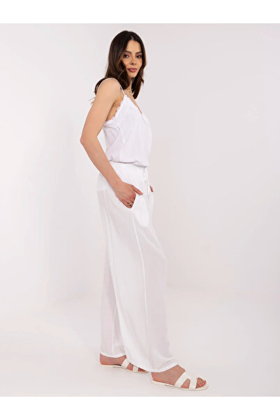 Factory Price Pantaloni Dama Alb