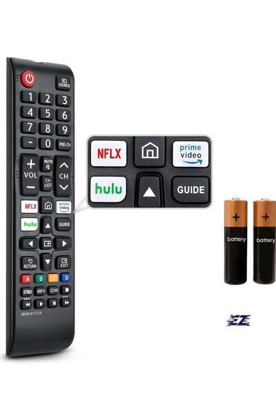 ELTRAZONE جهاز تحكم عن بعد بديل BN59-01315A متوافق مع تلفزيون سامسونج 4K كريس...