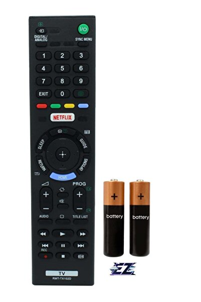 ELTRAZONE جهاز تحكم عن بعد RMT-TX102D بديل لتلفزيونات سوني KDL-32W600D KDL-55...