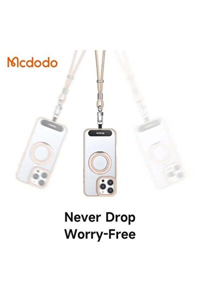 Mcdodo حزام هاتف عالمي قابل للفصل - حبل نايلون مضفر مقاوم للسقوط مع مشبك من س...