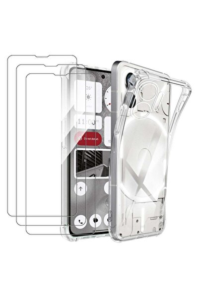 ELTRAZONE Case for Nothing Phone (2), Crystal Clear TPU Bumper Cover with 3 T...