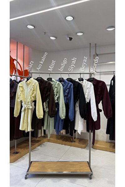 MODA S&S BZLİNE Καλοκαιρινή κοντή καμπαρντίνα με λεπτομέρειες από κέντημα