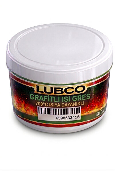 LUBCO Grafitli Gres 700cc Isıya Dayanıklı Damlamaz Akmaz 50 gm