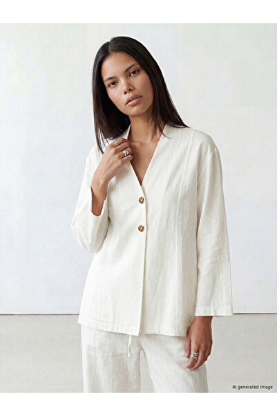 LC Waikiki Timeless Clothing & Timeless Choices V-Fit 100% Cotton Women's Tunic