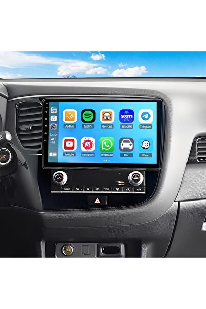 Carplayer شاشة أندرويد لسيارة ميتسوبيشي أوتلاندر موديلات 2020، 2021، 2022، 20...