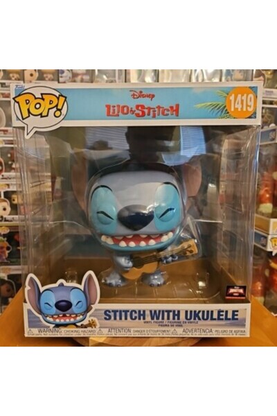 Funko Ποπ Disney Λίλο & Στιτς: Στιτς με Ούκουλέλε # 1419 2024 TargetCon Νέο
