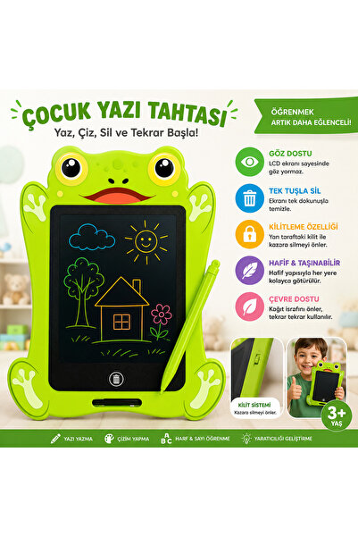 LALE Çoçuk Lcd Kalemli yazı tahtası