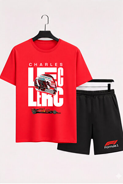 MAGORS Charles Leclerc Printed 100% Cotton Crewneck Children's T-Shirt-Shorts...