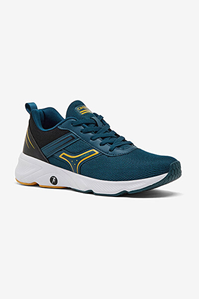 Campus Men HURRICANE Memory Foam Lace-Up Running Shoes-BT.GRN/BLK