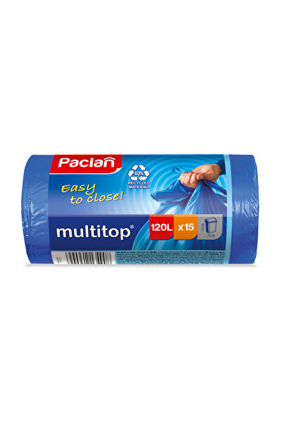 Paclan Saci menajeri Multitop Strong 120l albastri 70cmx118cm 15buc