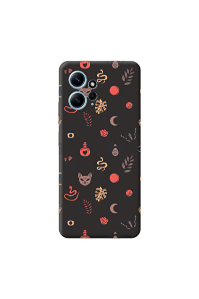 Other Xiaomi Redmi Note 12 4G Magic potion Black Colored Silicone TPU Θήκη