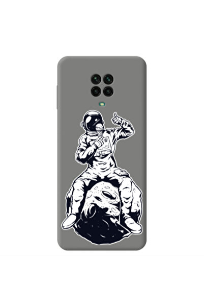 Other Xiaomi Redmi Note 9 Pro ice cream in space Grey Colored Silicone TPU Θήκη