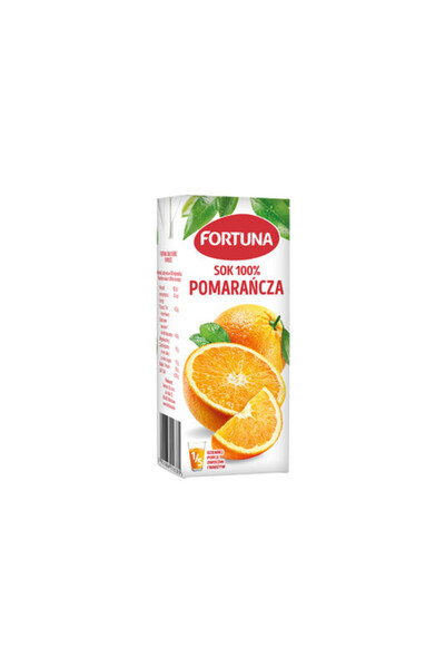 Generic Brand Suc de portocale 100%, Fortuna, 200 ml