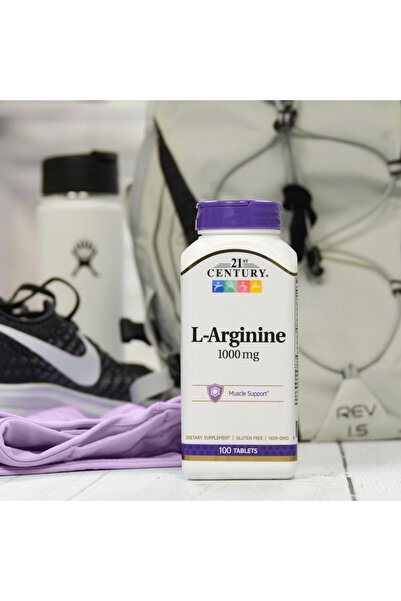 21st Century L-Arginine 1000 mg Comprimate, 100 bucăți