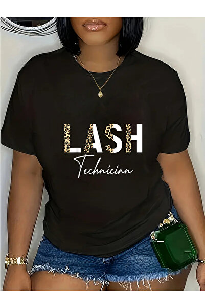 212Wear Women'S Graphic T-Shirt - Technician Print with Extensions Design, Sh...