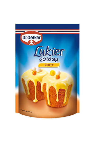 Dr. Oetker Glazura prajituri, Dr. Oetker, galben, 100 g