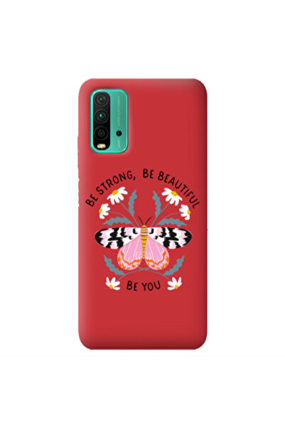 Other Xiaomi Poco M3 Be Strong Red Colored Silicone TPU Θήκη