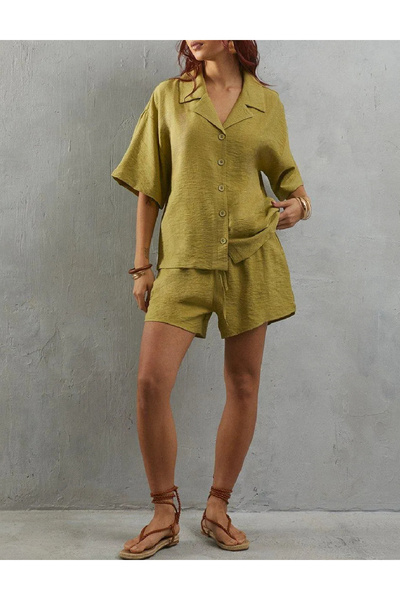 Evendi Pantaloni scurti, Verde