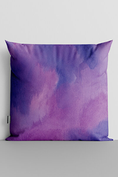 TicaretJet Watercolor Themed Double Sided Digital Printed Throw Pillow Cover ...