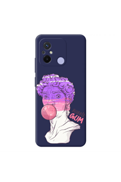 Other Xiaomi Redmi 12C Pin Bubble Dark blue Colored Silicone TPU Θήκη