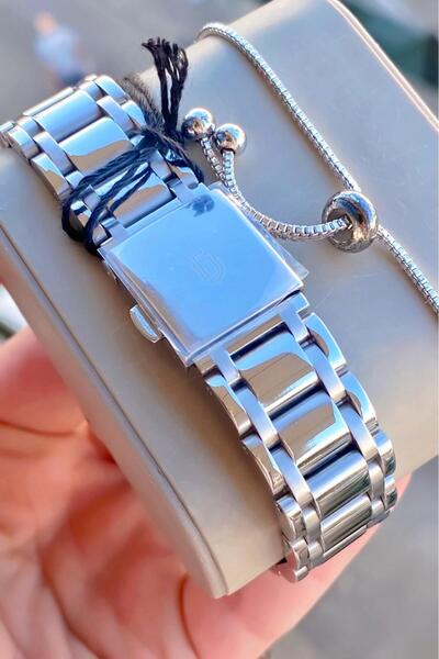 Tom Jones London Women's Watch Silver Color Original Steel Waterproof 3Atm 2 Years Warranty with Invoice