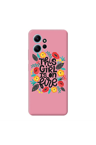 Other Xiaomi Redmi Note 12 4G This Girl Pink Colored Silicone TPU Θήκη