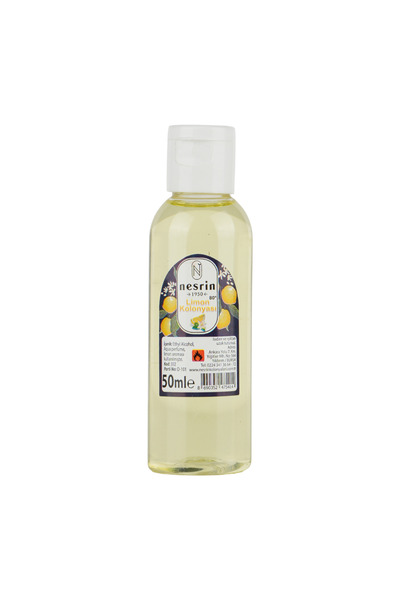 NESRİN KOLONYALARI NESRİN 50 ML KAPAKLI CEP KOLONYASI 80 LİMON