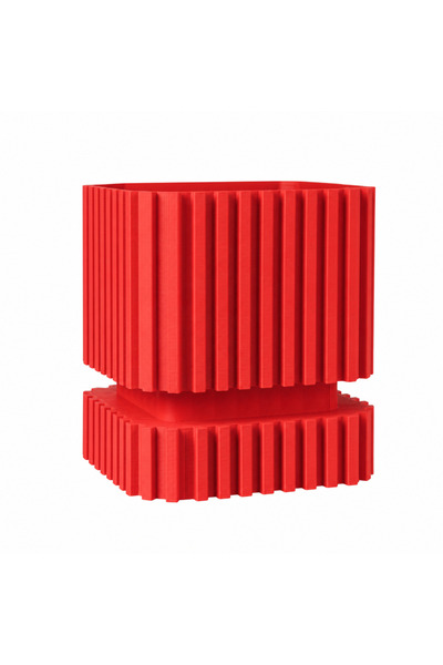 PrintForge Vaza Stripe, PrintForge®, printata 3D, 12x12x13 cm, fabricata din ...