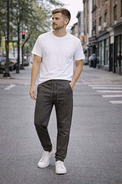 MODEN Men's Jogger Pants - Dark Grey
