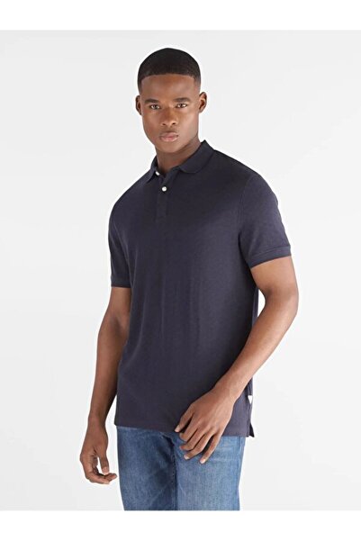 Guess Jacquard Men's Regular Fit Polo T-Shirt
