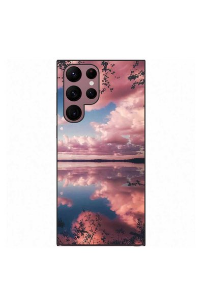 OEM Husa compatibila cu Samsung Galaxy S22 Ultra Silicon Gel Tpu Model Pink C...