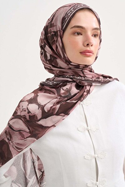 carell Rosalie Aria Viscose Shawl Plum