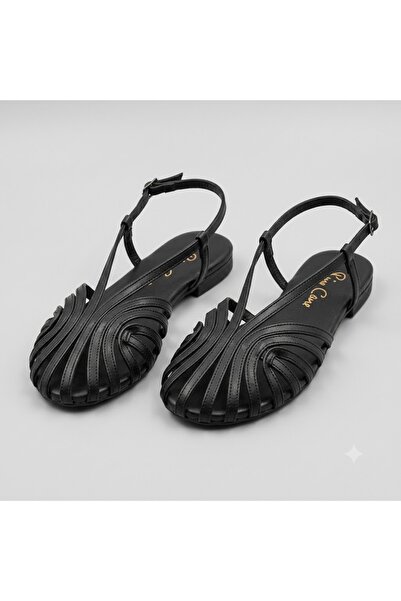 KİNDEP (Pine Cone) Casual Women's Sandals Black