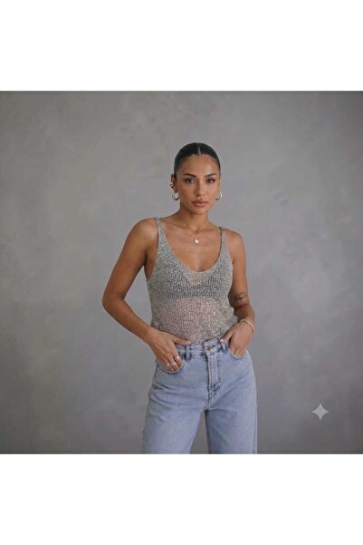yeditepe fashion Sparkly Beach Knitwear Athlete