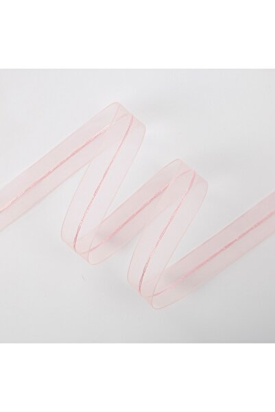 OEM Organza ribbon Pink 2.5 cm 32m